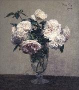 Henri Fantin-Latour Vase des roses Spain oil painting artist